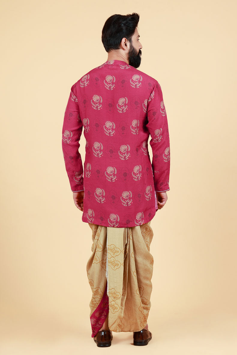 VRITTI KURTA + DHOTI SET | SHOBITAM