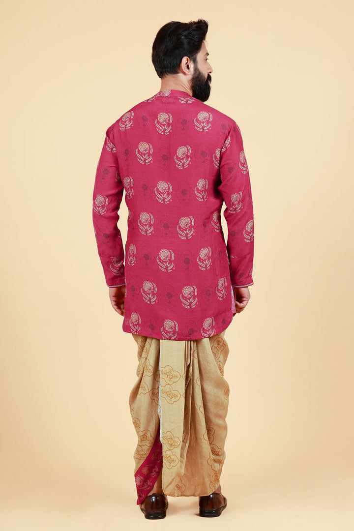 VRITTI KURTA + DHOTI SET | SHOBITAM