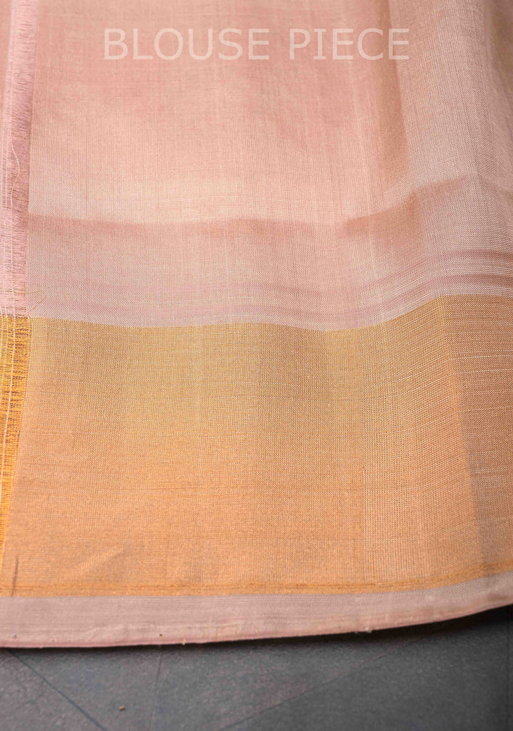 Maroon Uppada Handloom Silk Saree With Zari Buttas And Panel Meenakari Zari Border | SILK MARK CERTIFIED