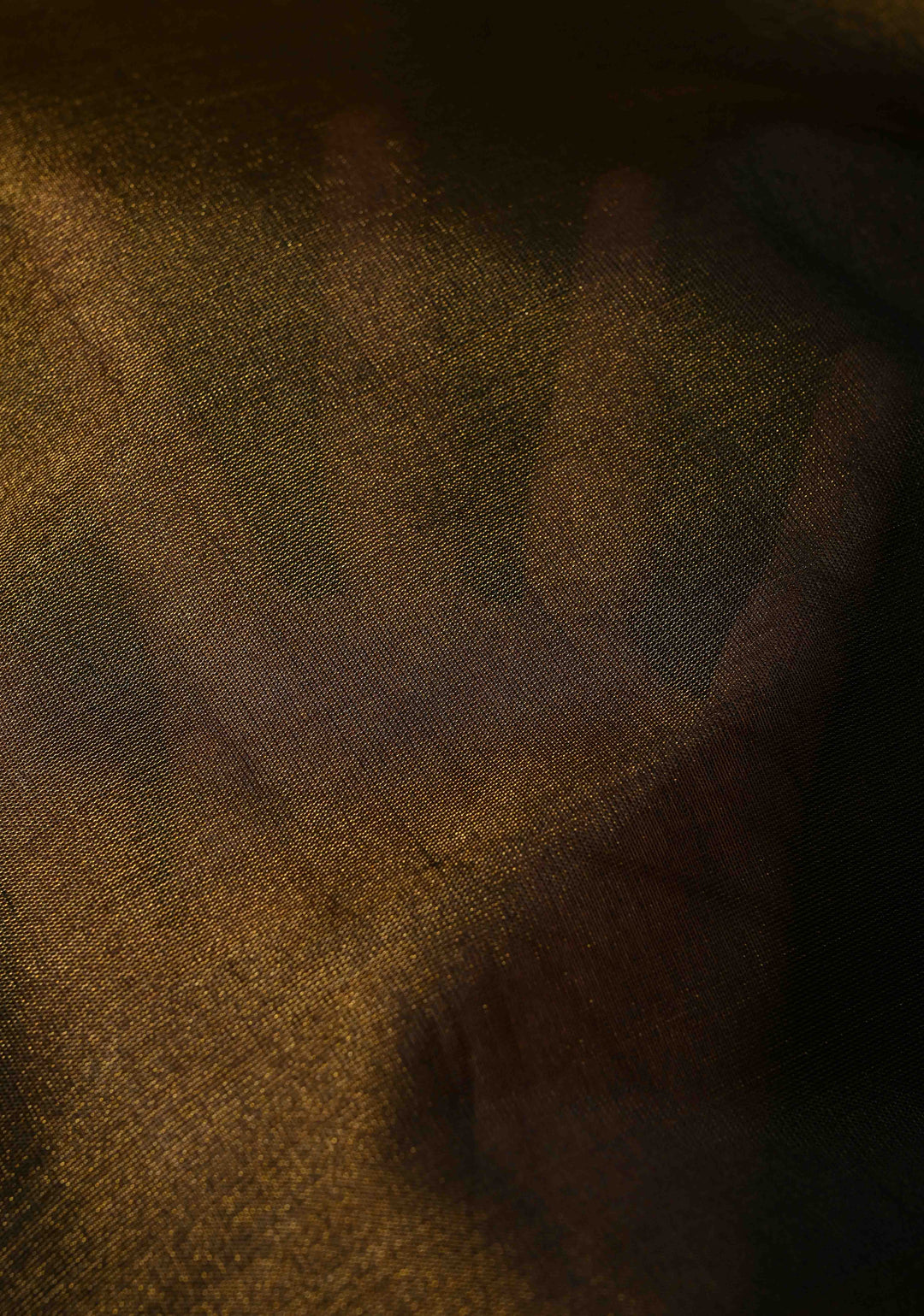 Black Tone Pure silk Tissue Handloom Saree with Muted Tissue Zari Border | SILK MARK CERTIFIED