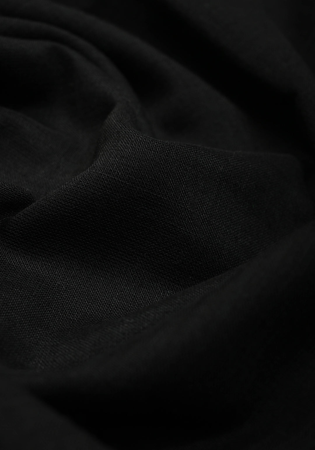 Black Uppada Handloom Cotton Saree with Tree of life Buttas on Minimal Border-Pallu and Long Tassels