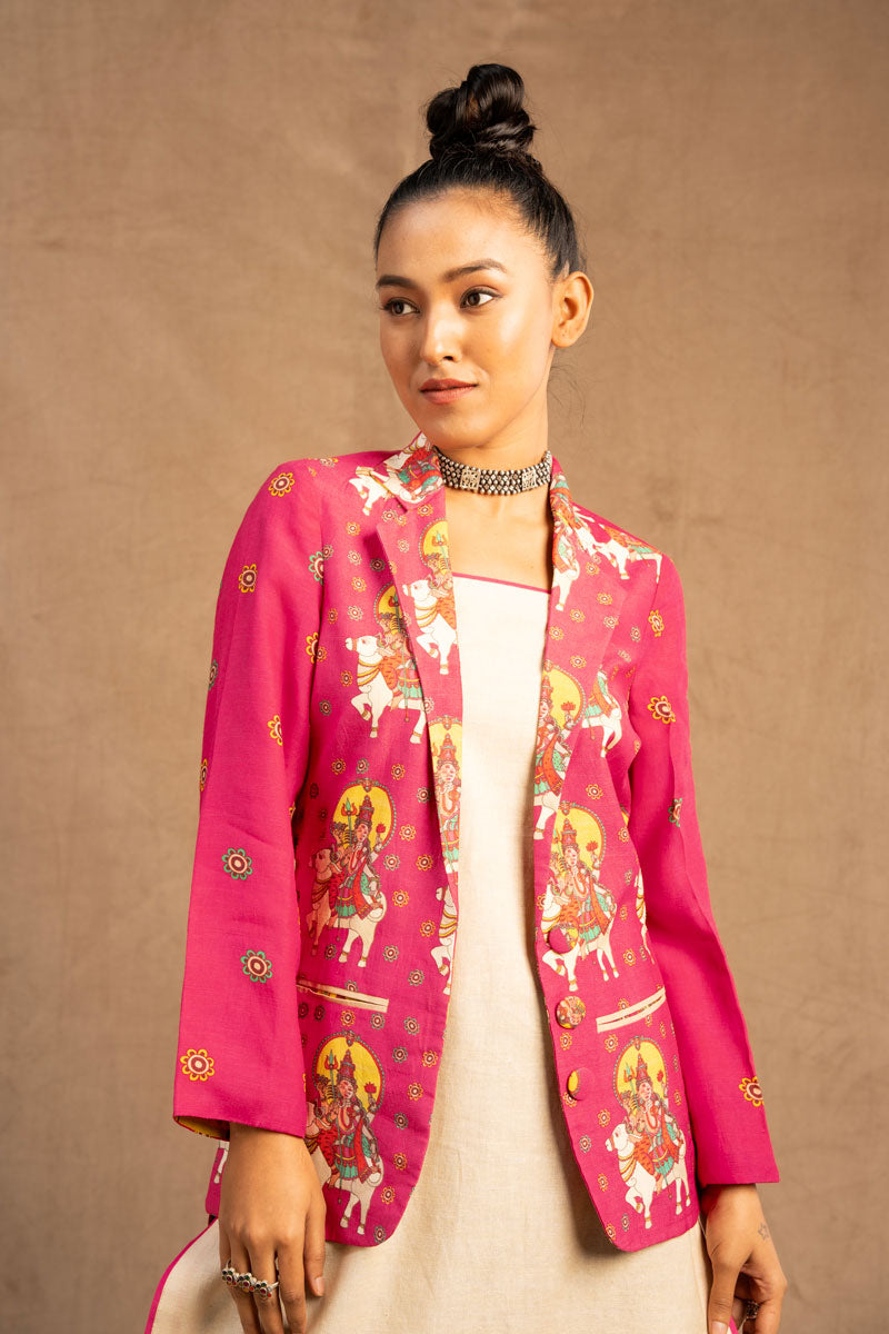 Kailasa Jacket Pink | SHOBITAM
