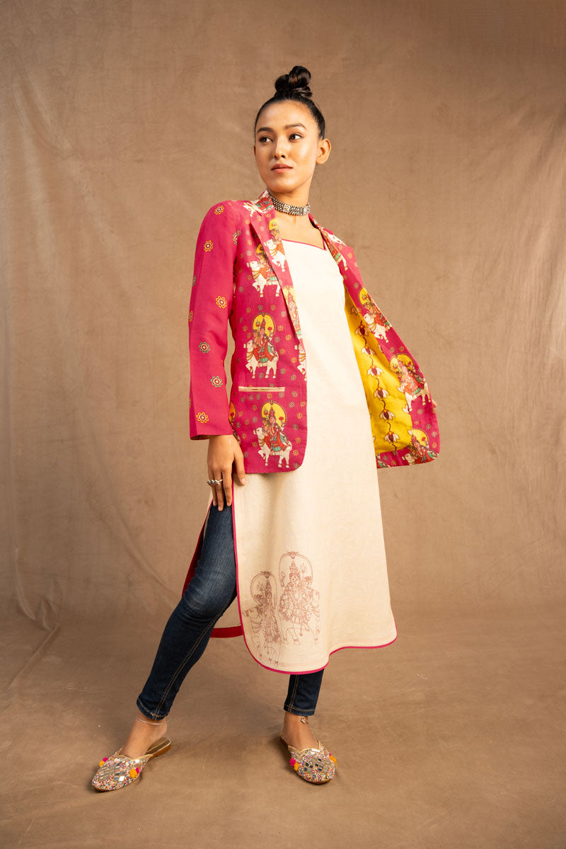Kailasa Jacket Pink | SHOBITAM