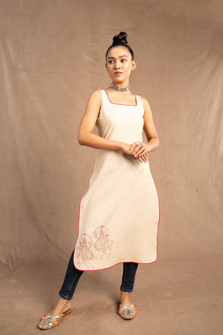 Kailasa jacket + Kurti -pink (Set of 2) | SHOBITAM