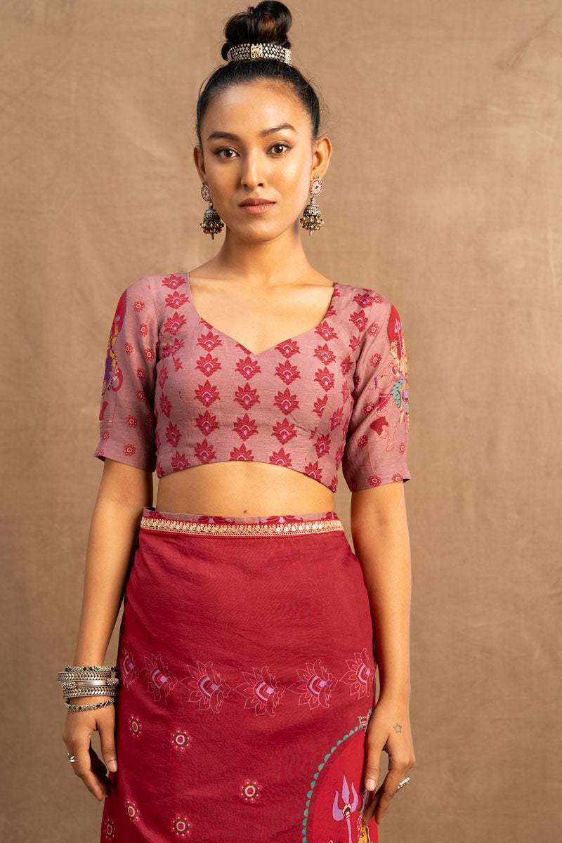Trishula Lehenga (set of 3)| SHOBITAM