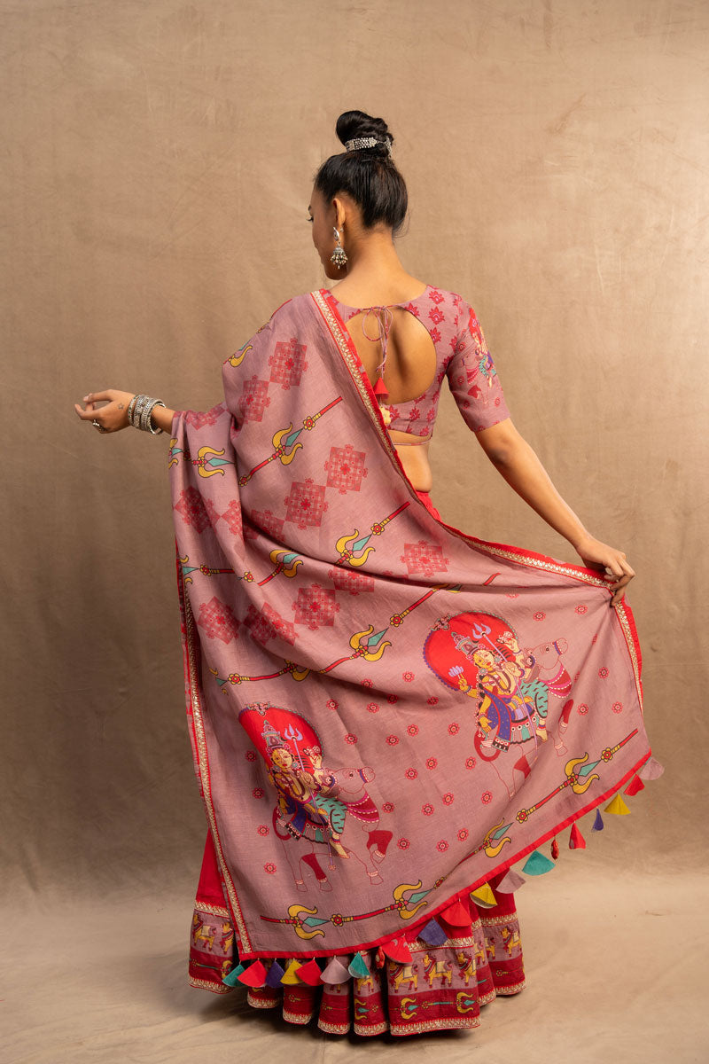 Trishula Lehenga (set of 3)| SHOBITAM