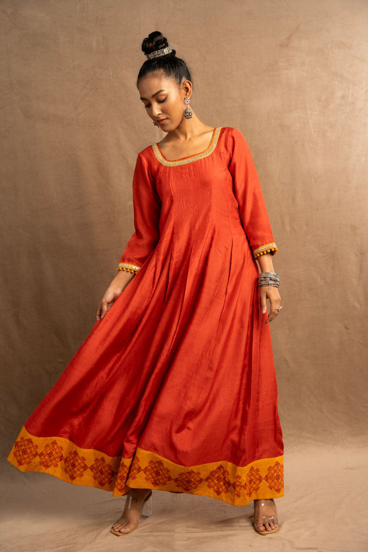 Puspam-Kolam anarkali (set of 2 ) | SHOBITAM