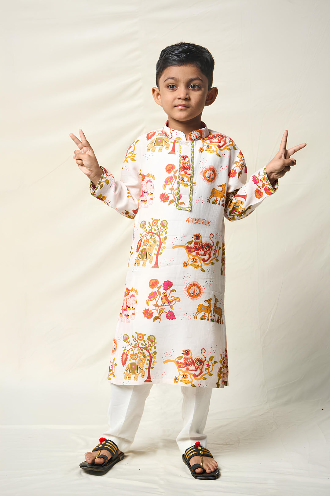 BAL YATRI WHITE SET (set of 2) | SHOBITAM