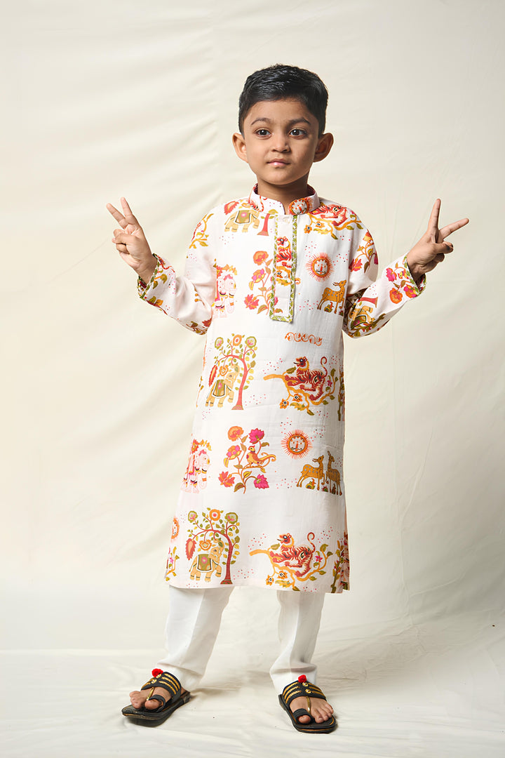 BAL YATRI WHITE SET (set of 2) | SHOBITAM