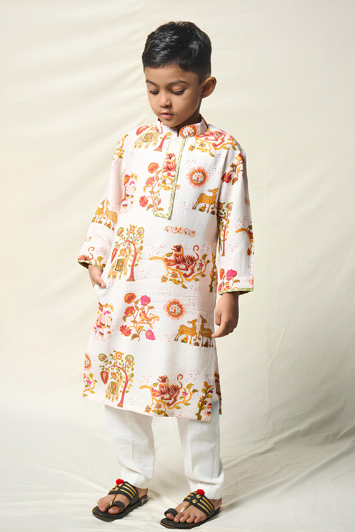 BAL YATRI WHITE SET (set of 2) | SHOBITAM