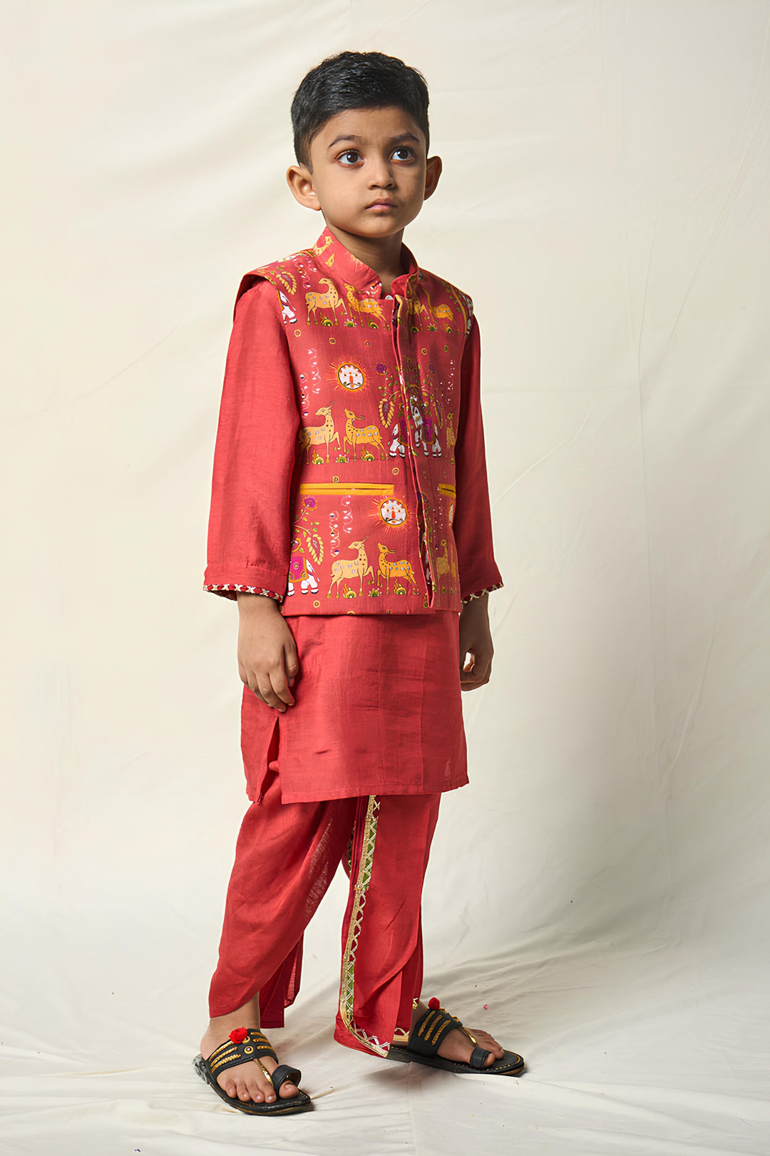 CHHOTA MRIGA RUST SET (set of 3) | SHOBITAM