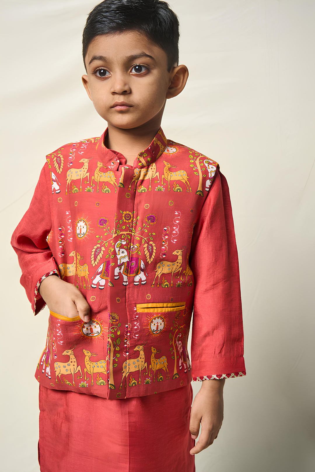 CHHOTA MRIGA RUST SET (set of 3) | SHOBITAM