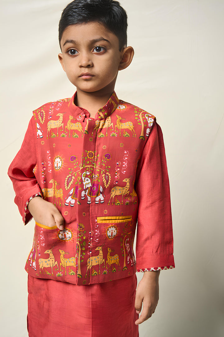 CHHOTA MRIGA RUST SET (set of 3) | SHOBITAM