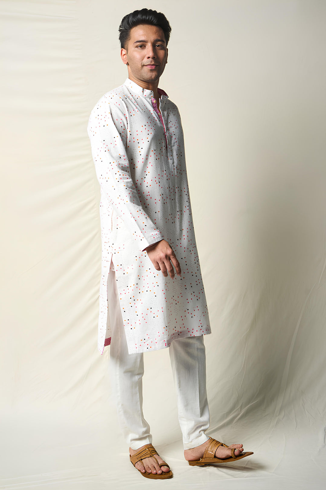 SUKH VANA SET OF 3 ( KURTA +PANT+ jACKET ) MAN | SHOBITAM