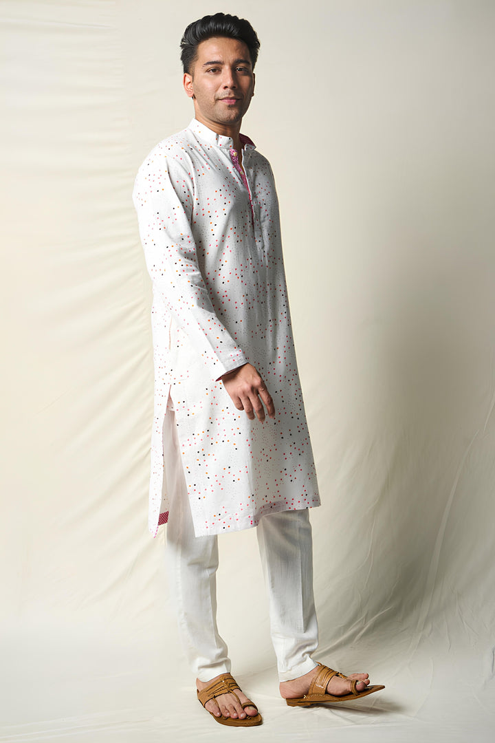 SUKH VANA SET OF 3 ( KURTA +PANT+ jACKET ) MAN | SHOBITAM