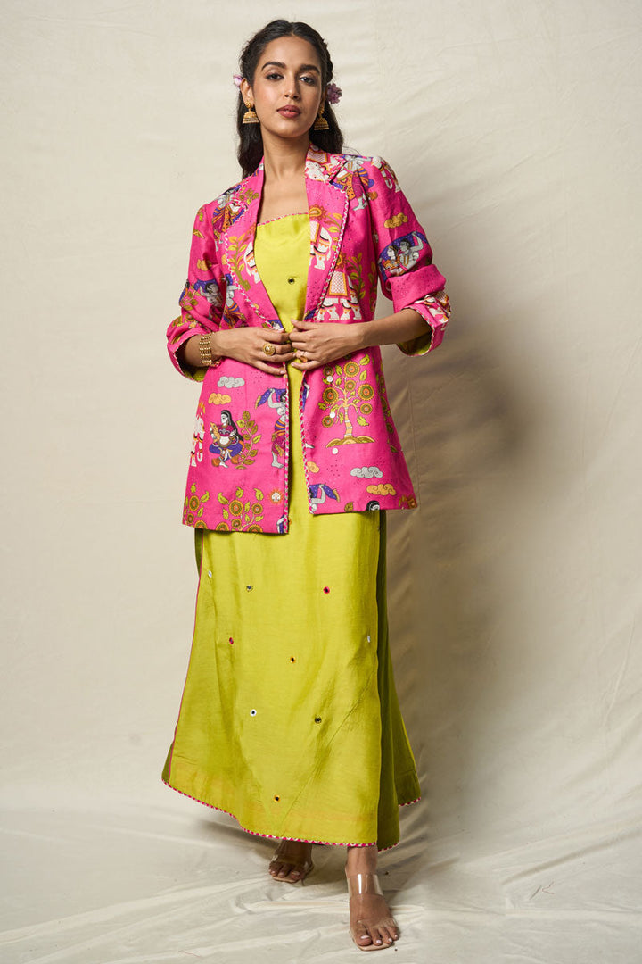 GREEN KALI DRESS | SHOBITAM