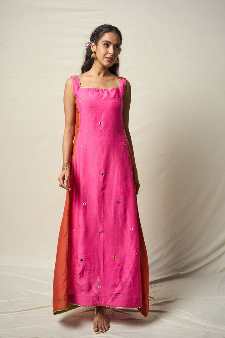 PINK KALI DRESS | SHOBITAM