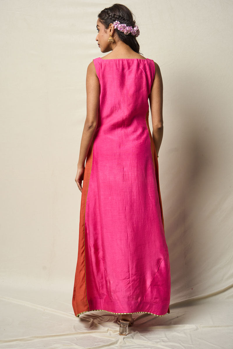 PINK KALI DRESS | SHOBITAM