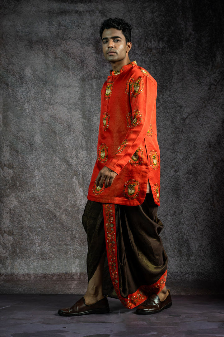 SHRINATHJI ARPAN SET OF 2 ( KURTA + DHOTI ) | SHOBITAM