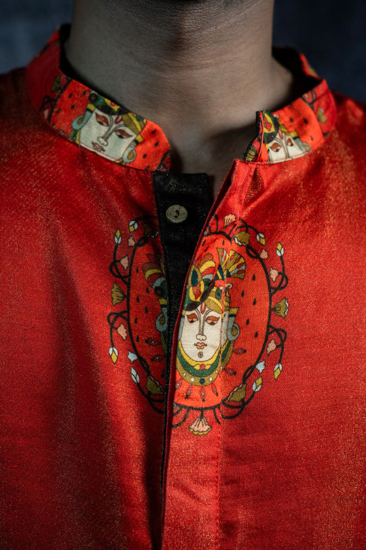 SHRINATHJI ARPAN SET OF 2 ( KURTA + DHOTI ) | SHOBITAM