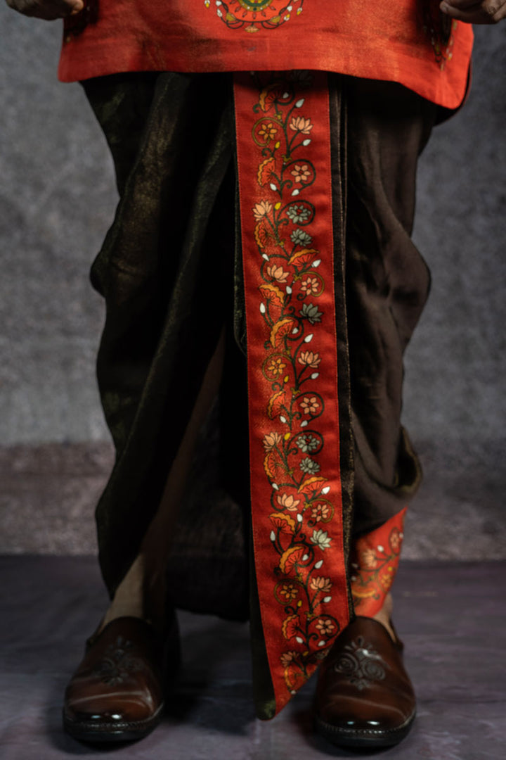 SHRINATHJI ARPAN SET OF 2 ( KURTA + DHOTI ) | SHOBITAM