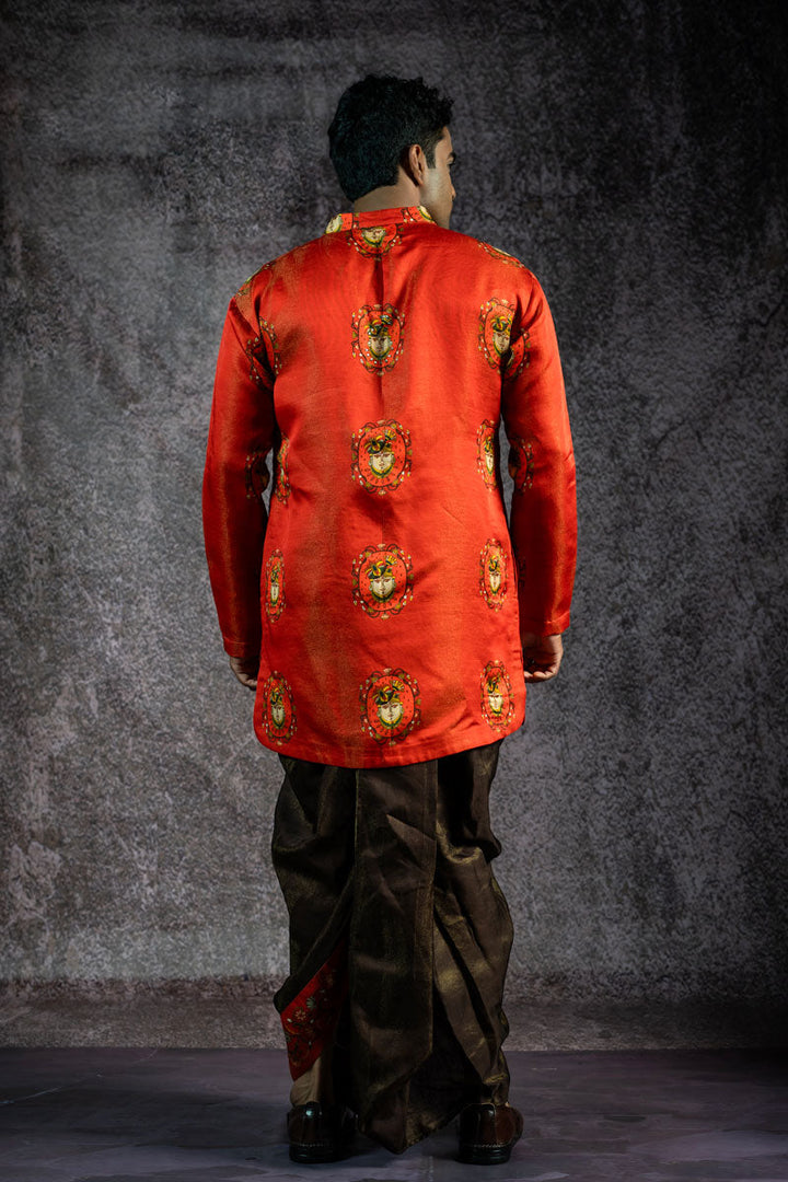 SHRINATHJI ARPAN SET OF 2 ( KURTA + DHOTI ) | SHOBITAM
