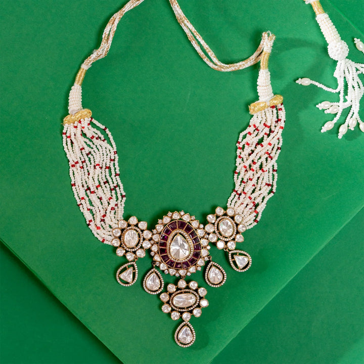 Stunning 92.5 Silver, Gold Plated Isadora Wreath Choker