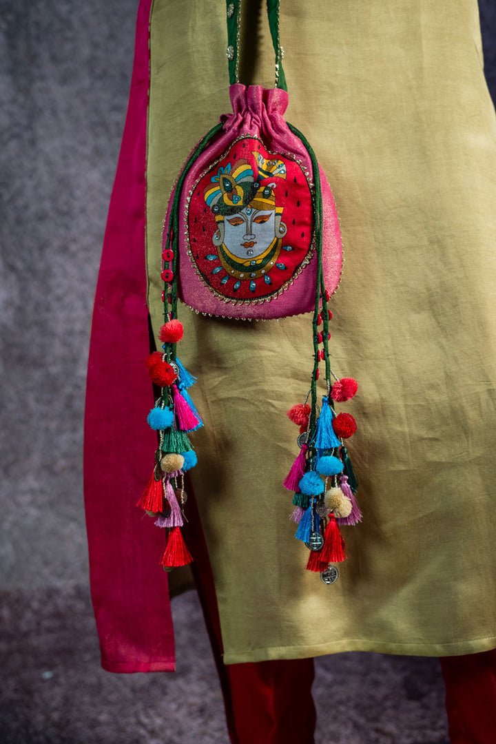 SHRINATJI PINK POTLI | SHOBITAM