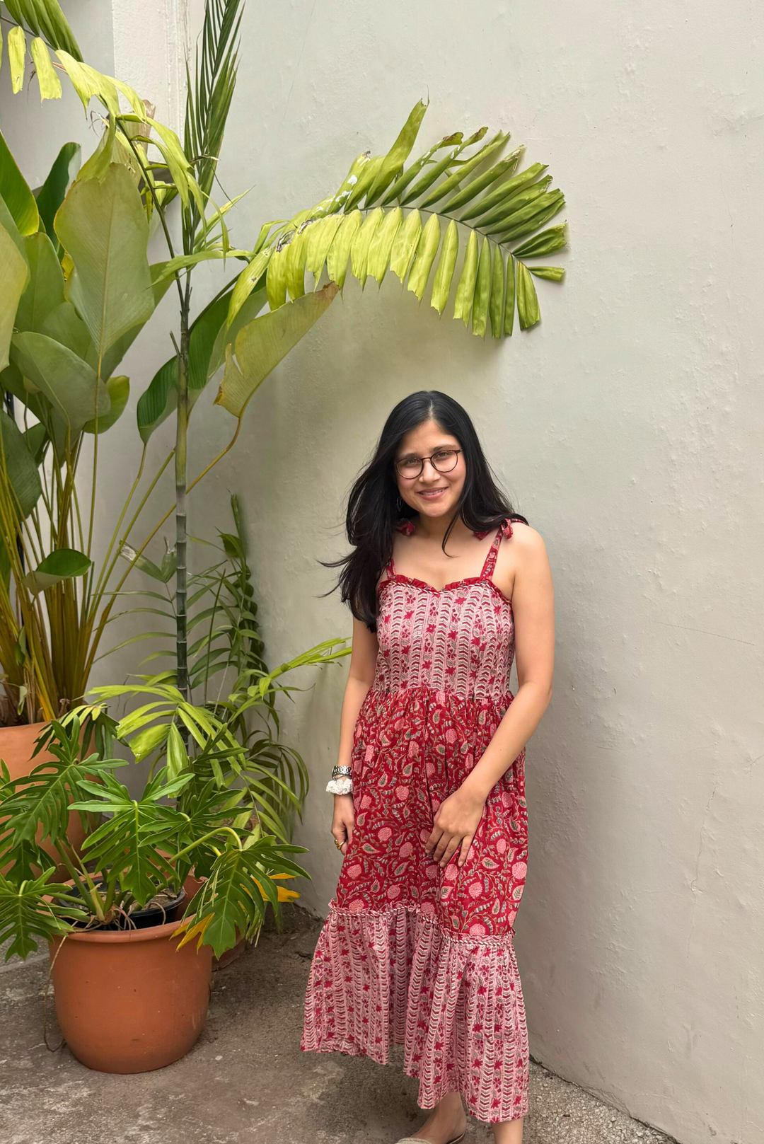 Scarlet Tie Up Dress | SHOBITAM