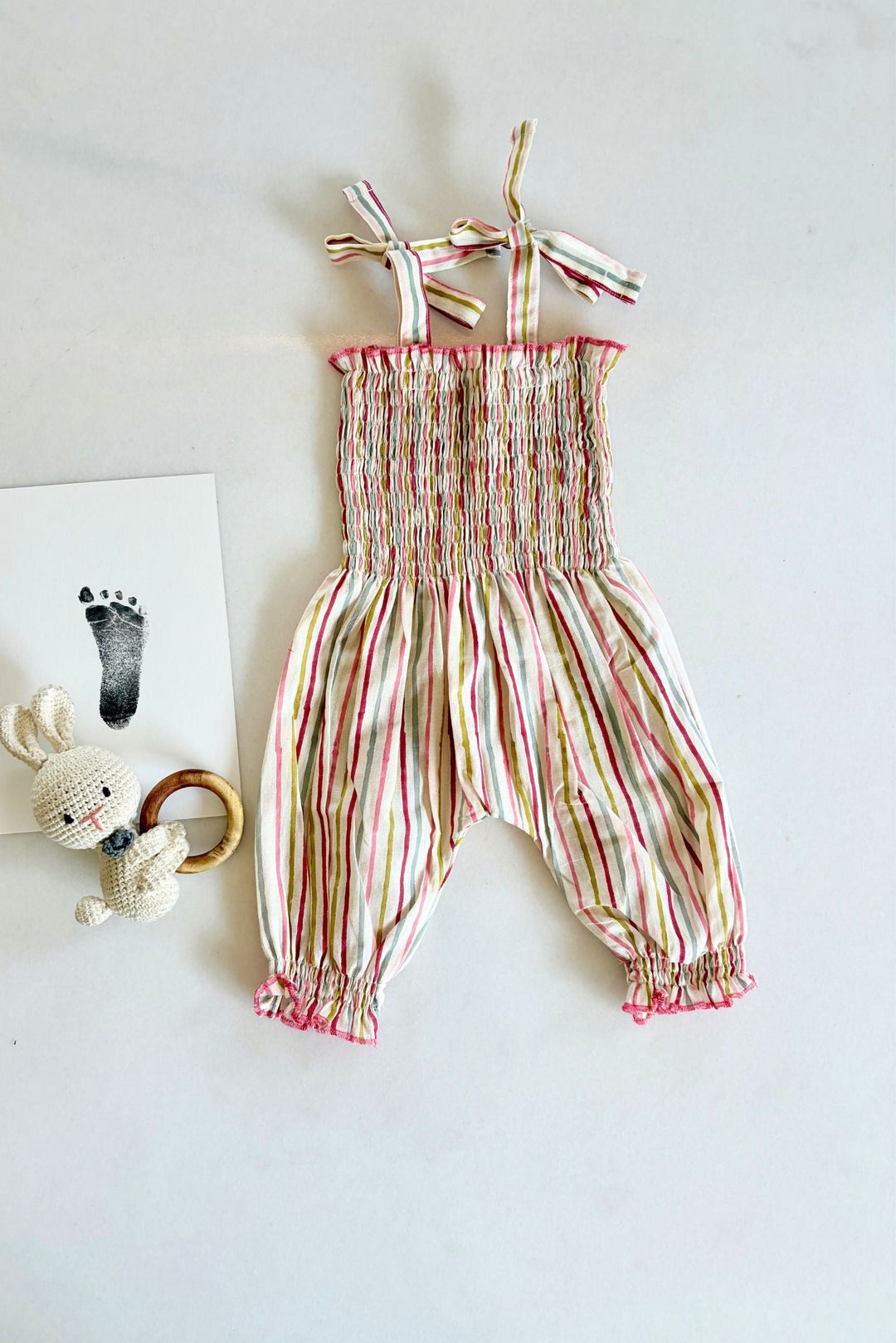 Gulbahaar Stripe Romper | SHOBITAM