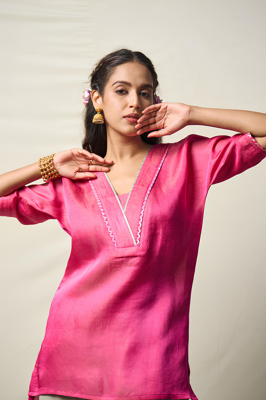VANA PAKSI KURTA + PANT ( SET OF 2 ) | SHOBITAM