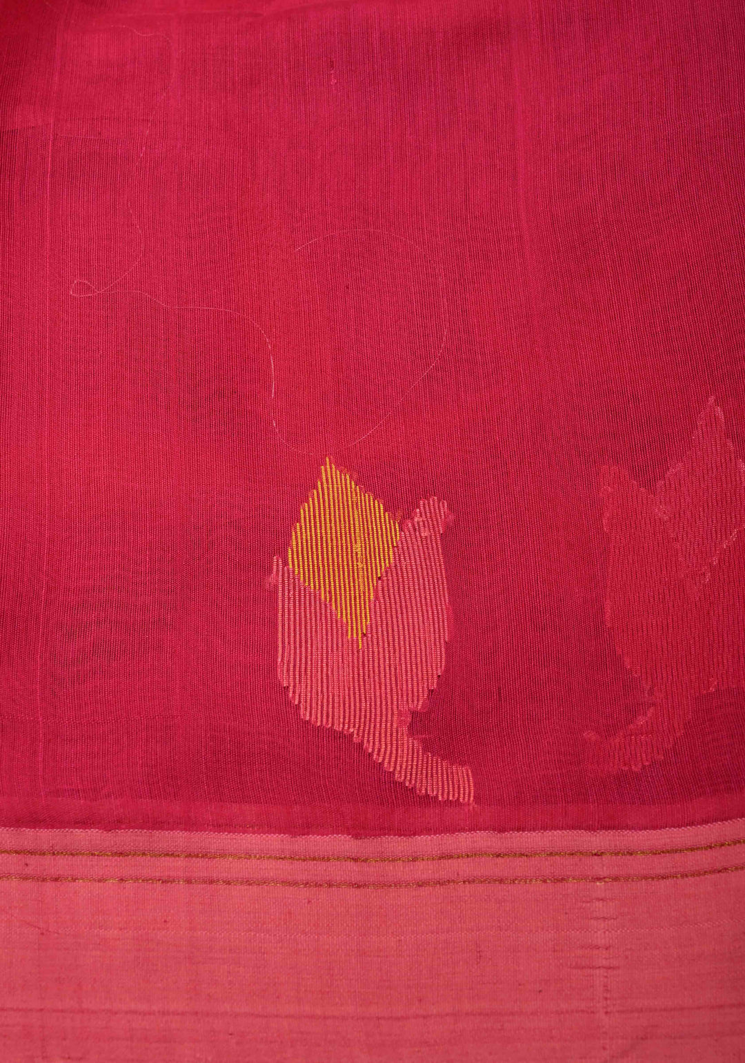 Exquisite Pink Meenakari Design on Silk Muslin Saree with Resham Jamdani Weaving | SILK MARK CERTIFIED
