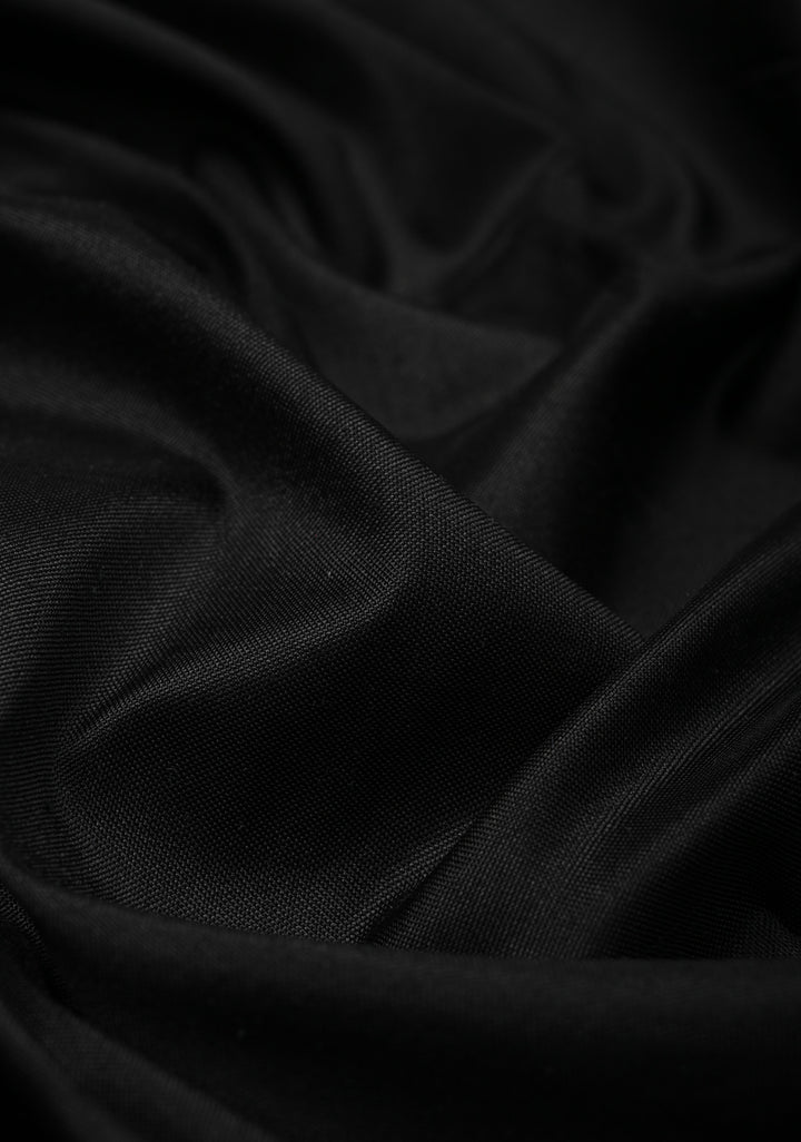 Black Ikkat Pure Silk Saree with contrast Border and Pallu | SILK MARK CERTIFIED