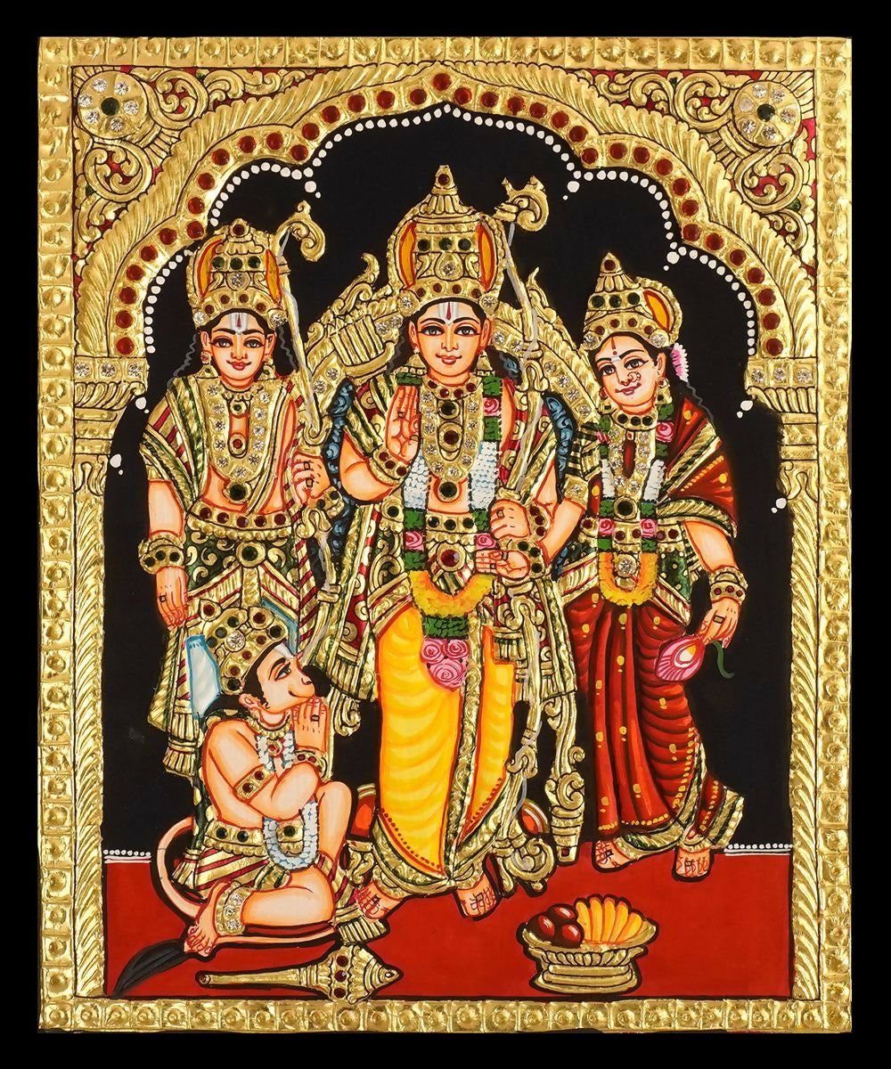 TANJORE PAINITING KODANDARAMA 12*10 | SHOBITAM