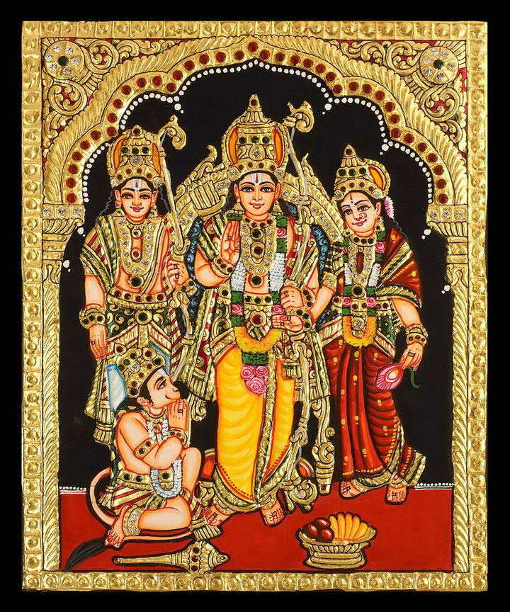 TANJORE PAINITING KODANDARAMA 12*10 | SHOBITAM