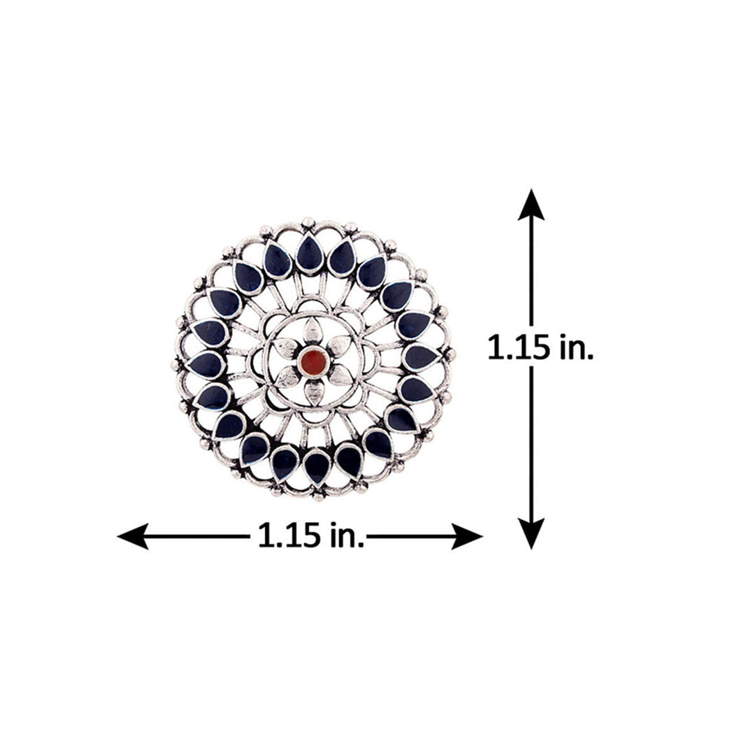 Mandala Floral Motifs Earrings | SHOBITAM