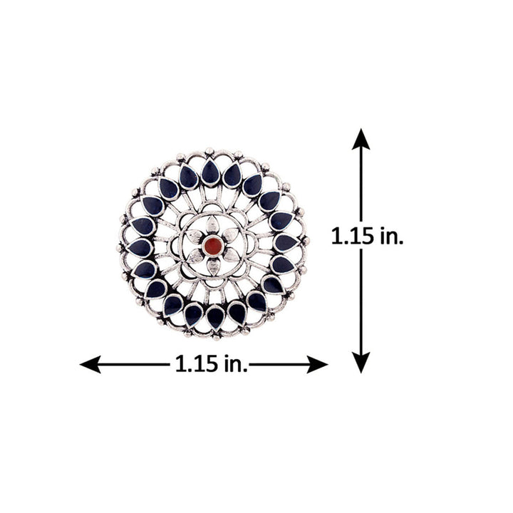 Mandala Floral Motifs Earrings | SHOBITAM