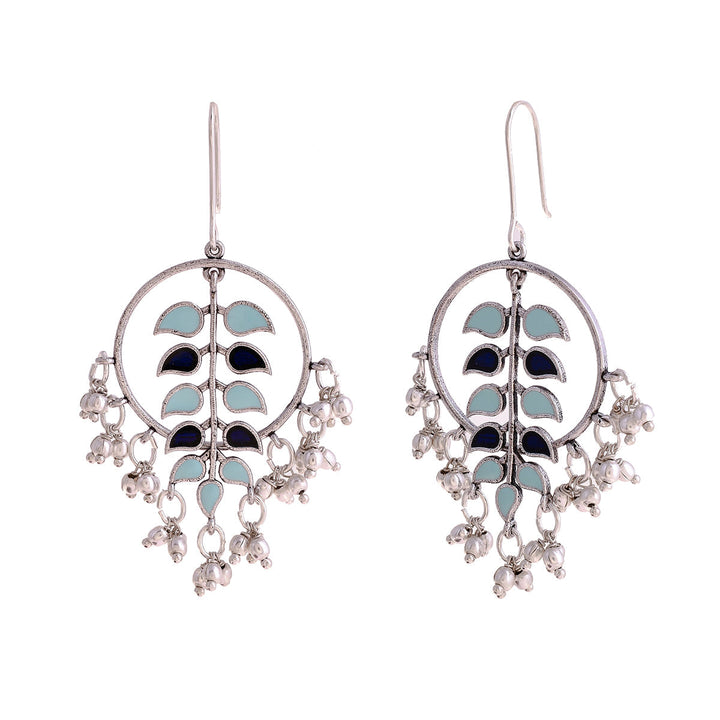 Bagh E Fiza Hoop Style Earrings | SHOBITAM