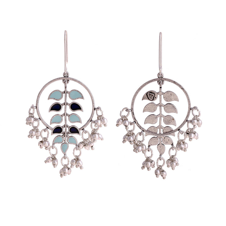 Bagh E Fiza Hoop Style Earrings | SHOBITAM