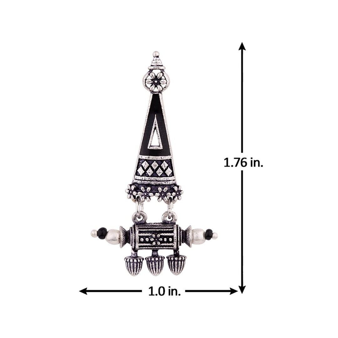 Nayantara Triangle Drop Earrings | SHOBITAM