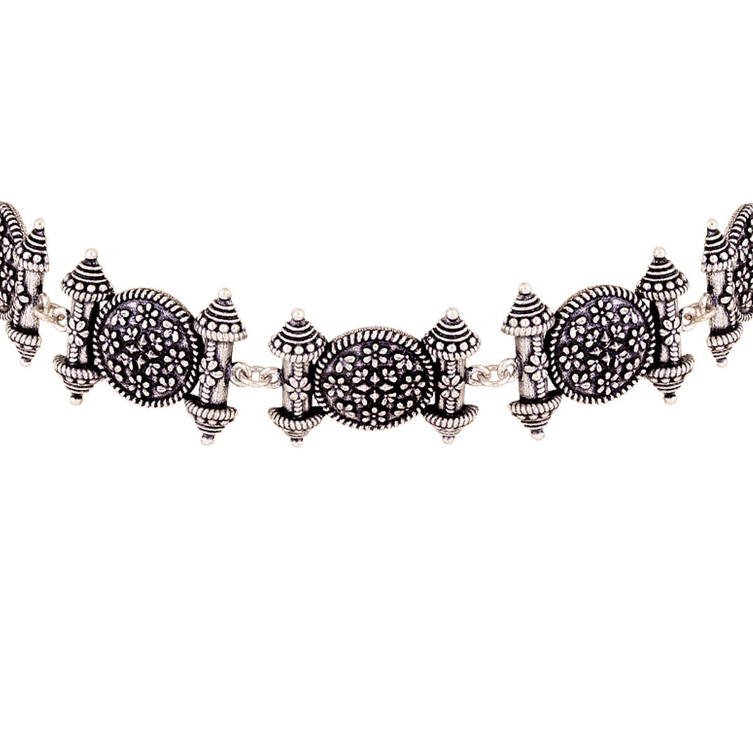 Nayantara Temple Design Necklace | SHOBITAM
