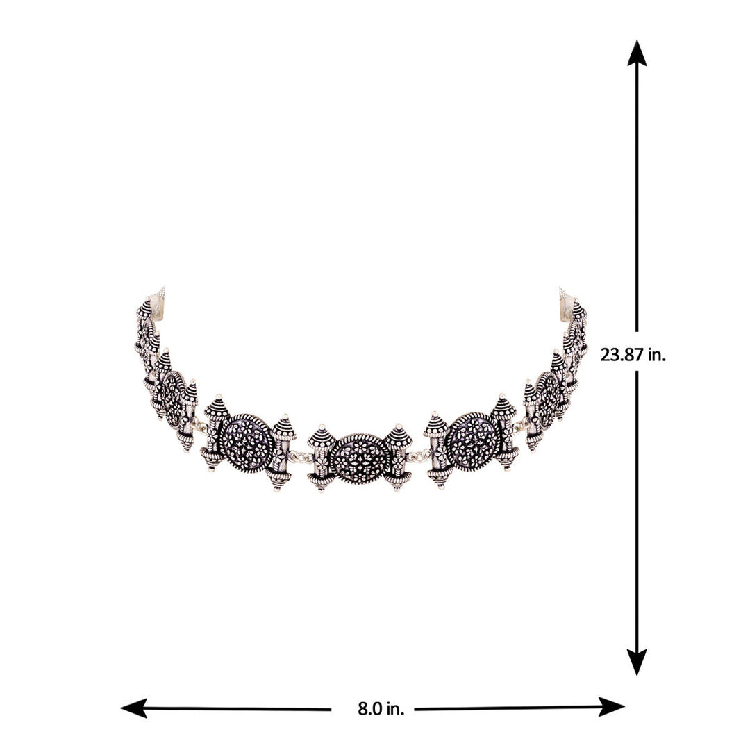 Nayantara Temple Design Necklace | SHOBITAM