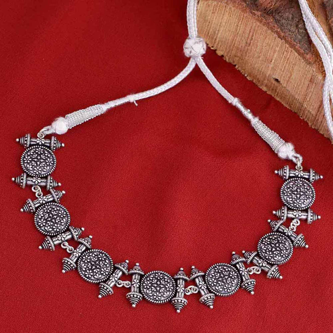 Nayantara Temple Design Necklace | SHOBITAM