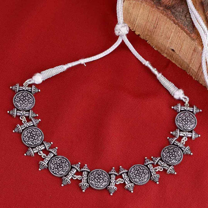 Nayantara Temple Design Necklace | SHOBITAM