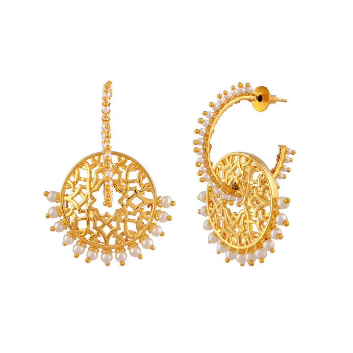 Nazakat Naaz Statement Hoop | SHOBITAM