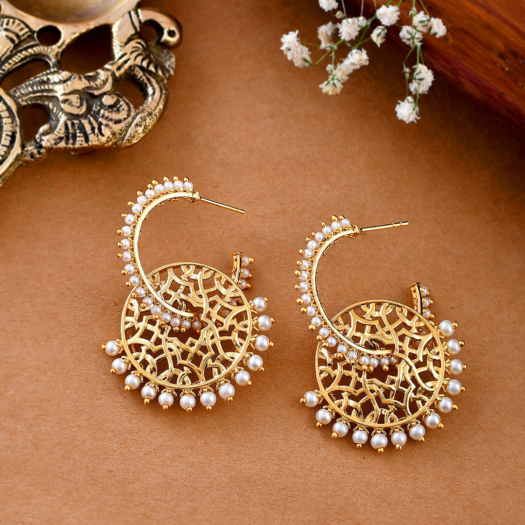 Nazakat Naaz Statement Hoop | SHOBITAM