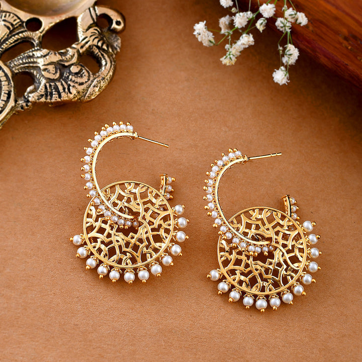 Nazakat Naaz Statement Hoop | SHOBITAM