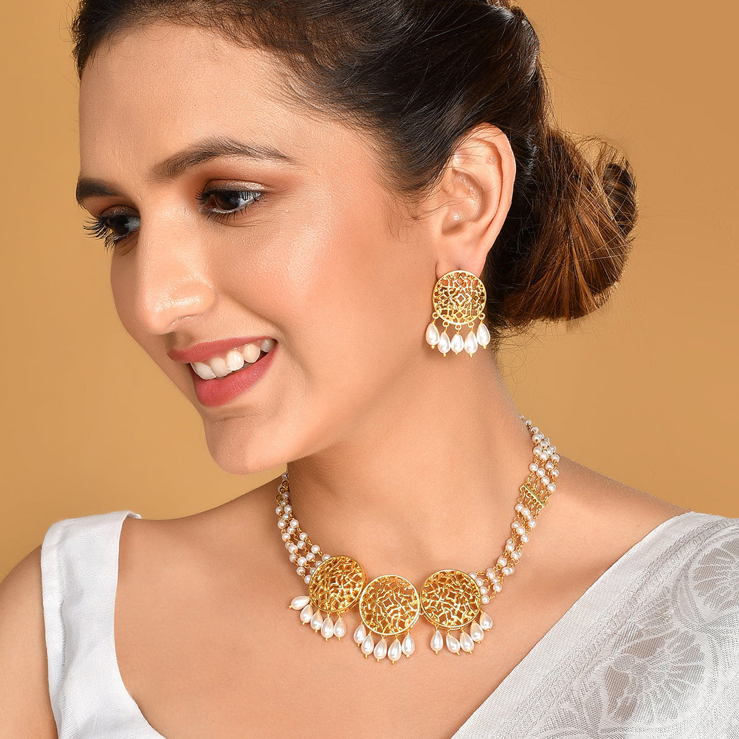 Nazakat Shezana Choker set | SHOBITAM