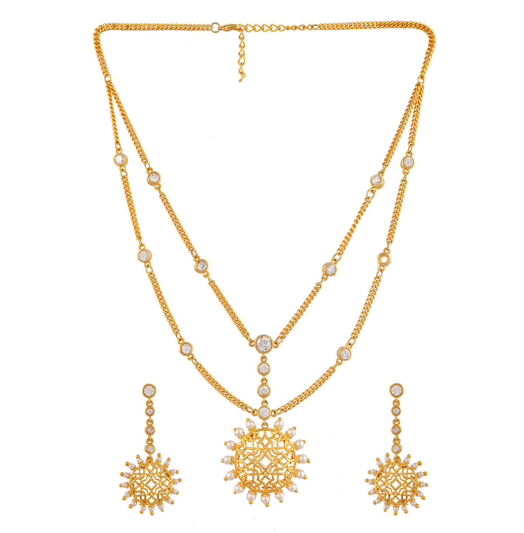 Nazakat Nazia Necklace Set | SHOBITAM