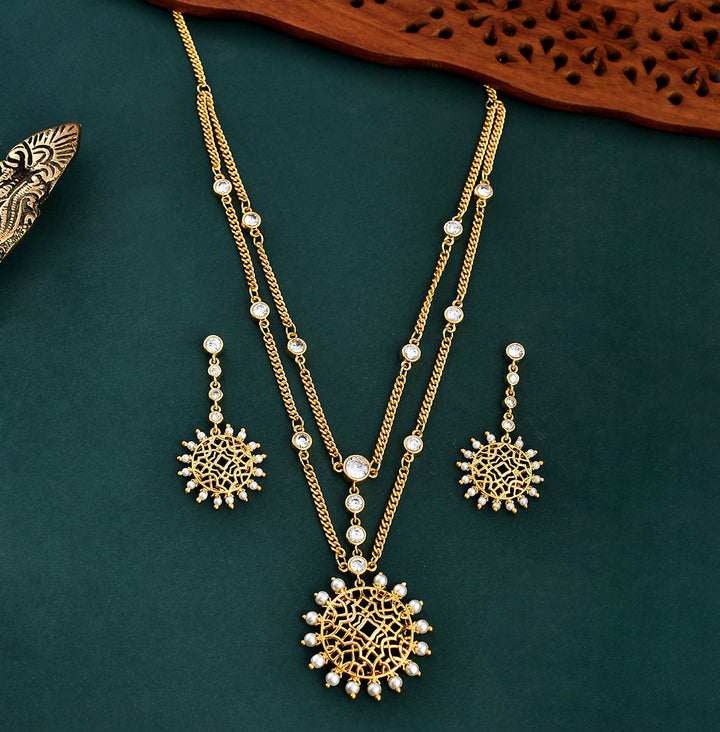 Nazakat Nazia Necklace Set | SHOBITAM